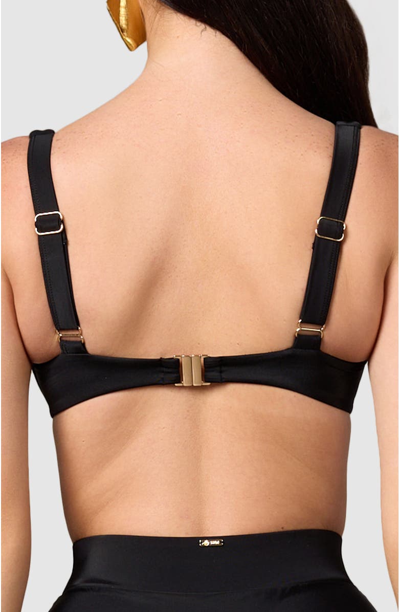 MBM Swim Chance Bikini Top, Alternate, color, Black