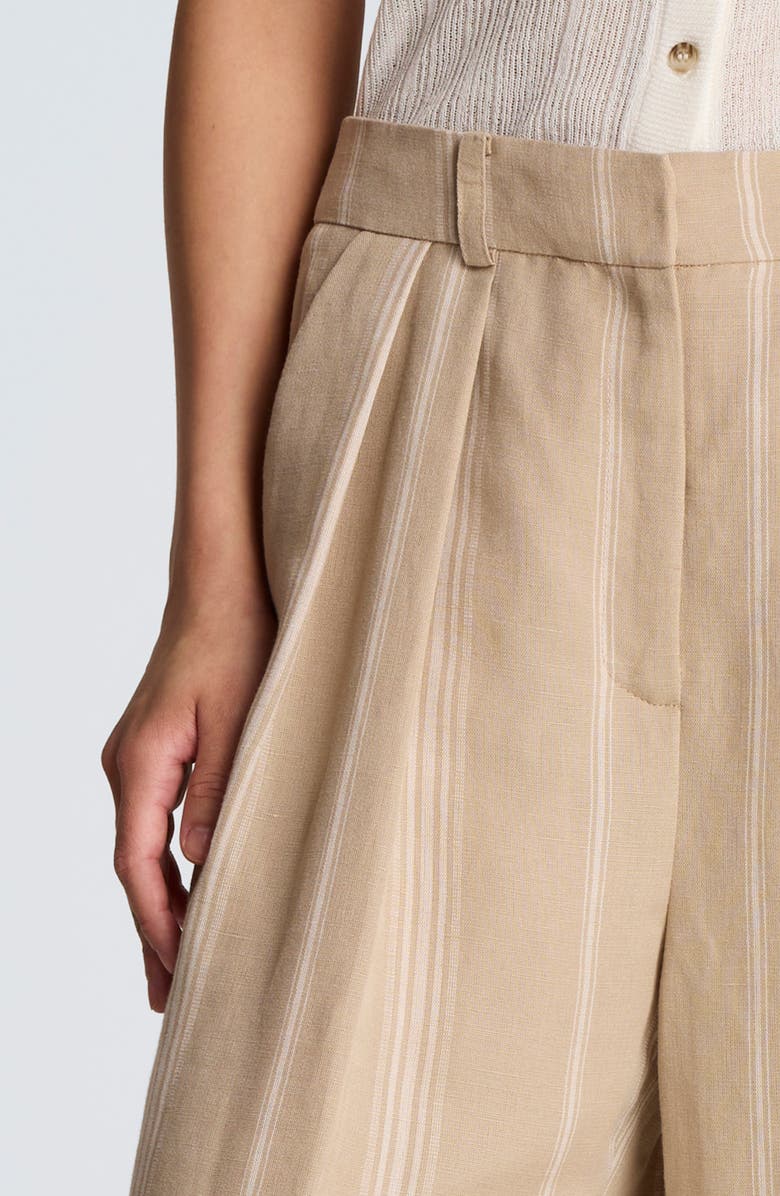 Kenneth Cole Double Pleat Wide Leg Pants, Alternate, color,