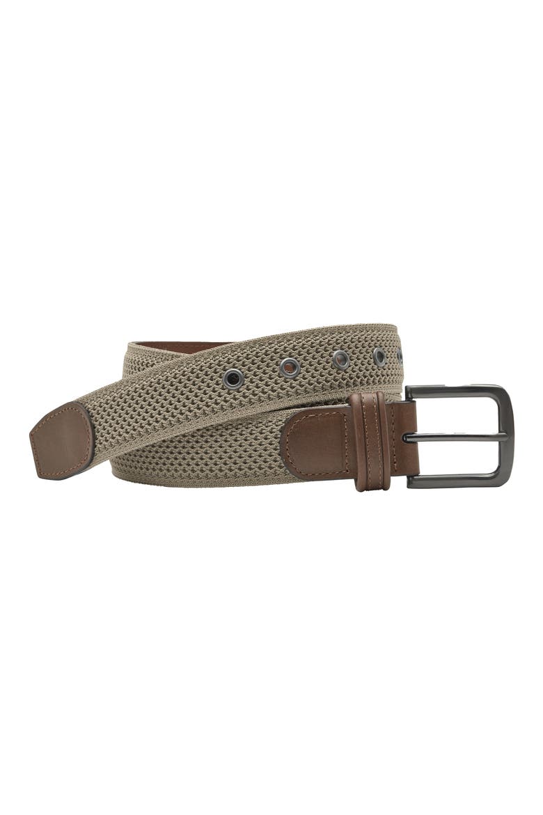 Amherst Engineered Knit Belt, Main, color, TAUPE