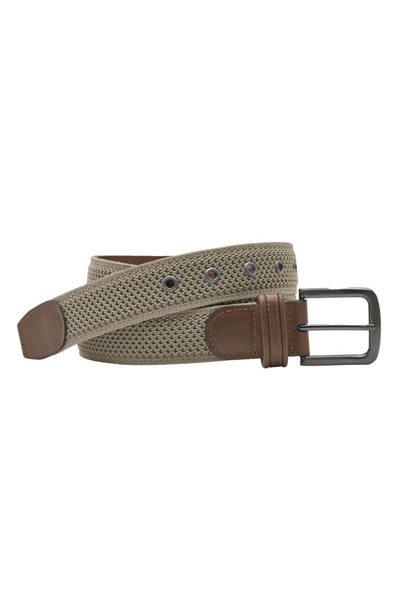 Johnston & Murphy Amherst Engineered Knit Belt, Main, color, 