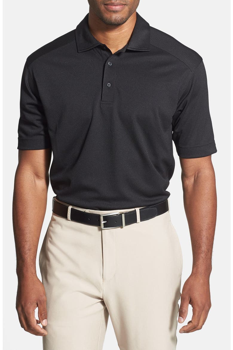 Genre DryTec Moisture Wicking Polo, Main, color, BLACK
