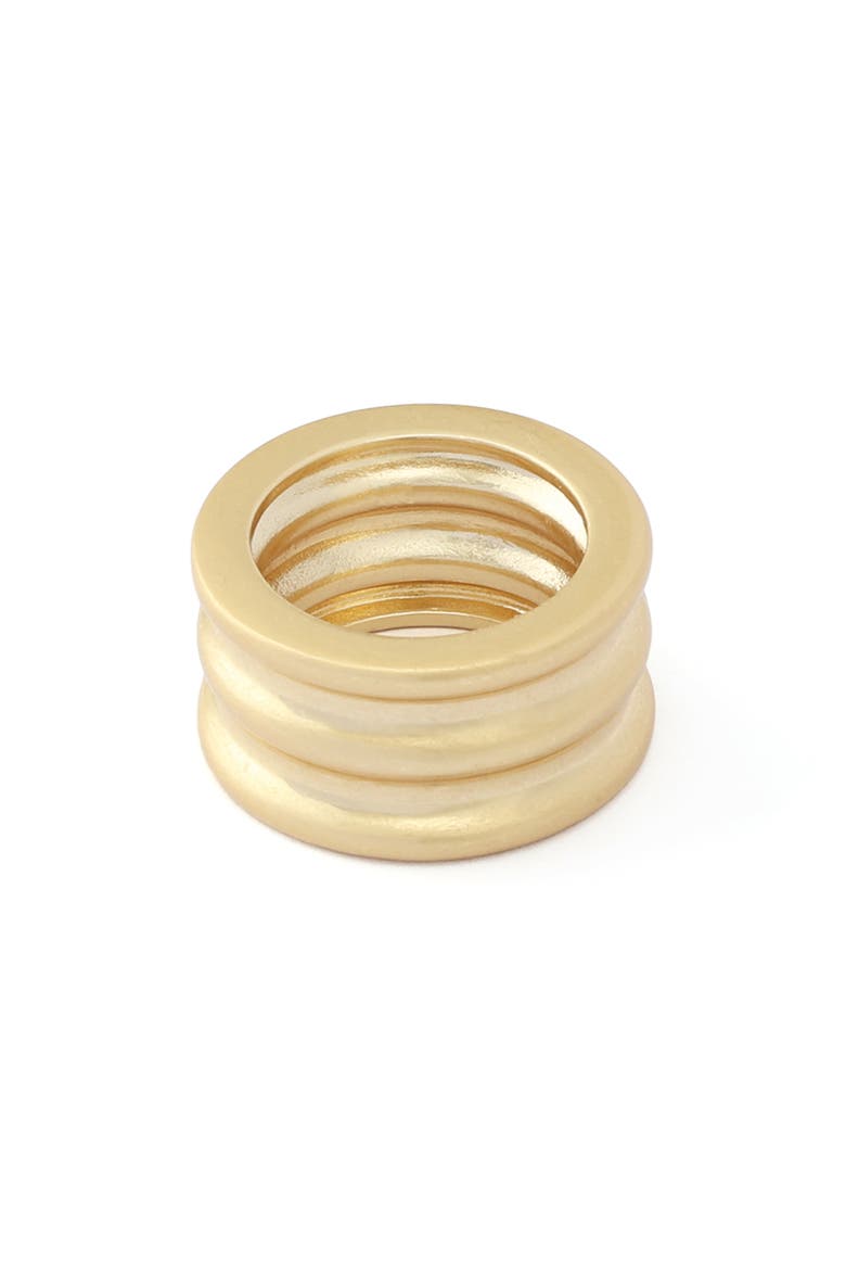 Multi Tube Ring, Alternate, color, VINTAGE GOLD