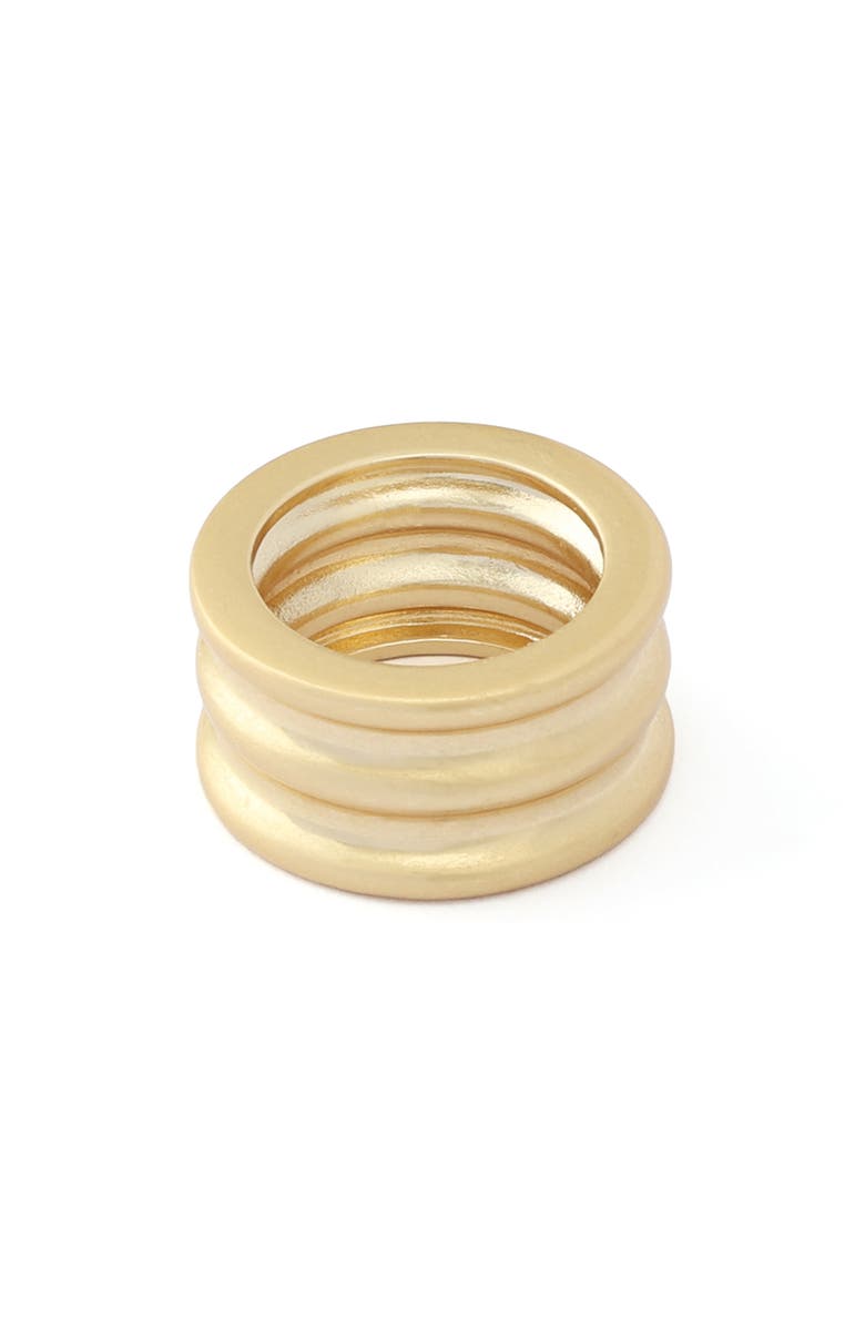AllSaints Multi Tube Ring, Alternate, color, Vintage Gold