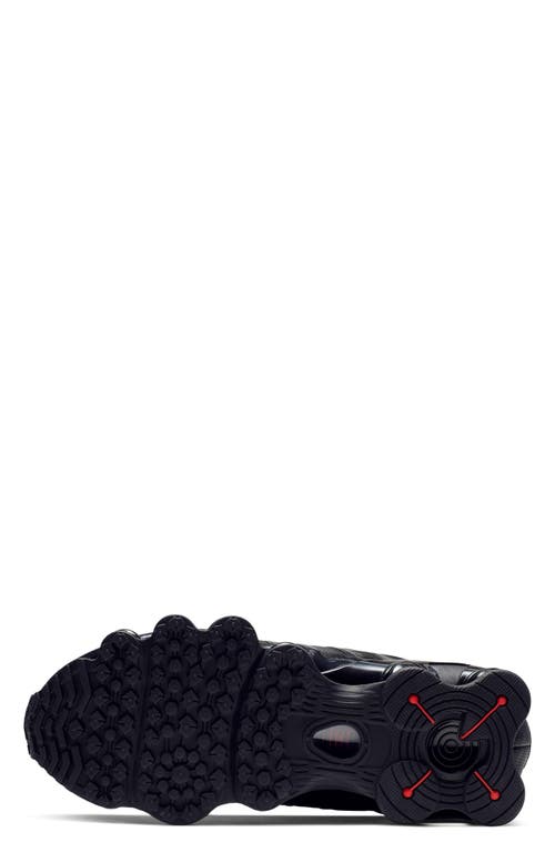 Nike Tl Shox Rubber Outsole Sneakers In Black
