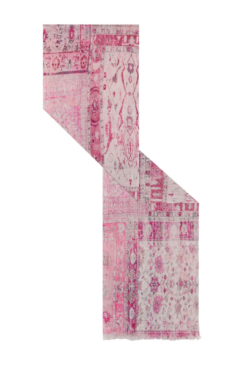 GERARD DAREL Daisy Printed Scarf, Alternate, color, Pink