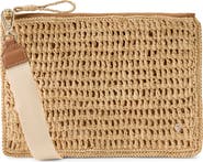 Helen Kaminski Dayani Crochet Raffia Clutch