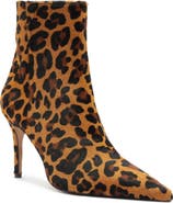 Schutz Mikki Pointed Toe Genuine Calf Hair Bootie