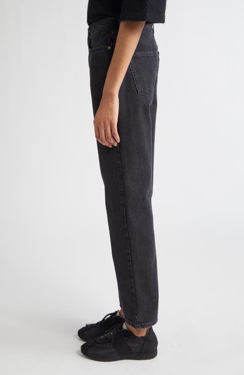 Loulou De Saison Jude Straight Leg Jeans In Black