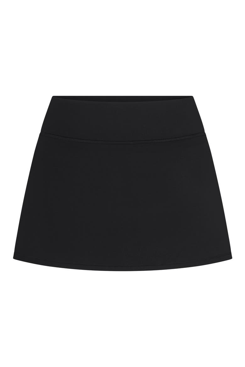 Matte Skort, Alternate, color, NSKM OBSIDIAN
