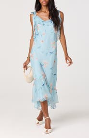 ASTR the Label Nissa Floral High-Low Dress