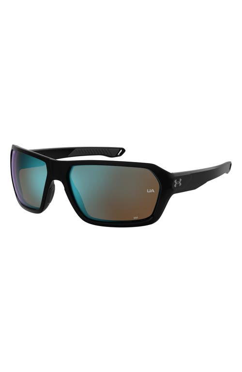 Under Armour Recon 64mm Sport Sunglasses In Black