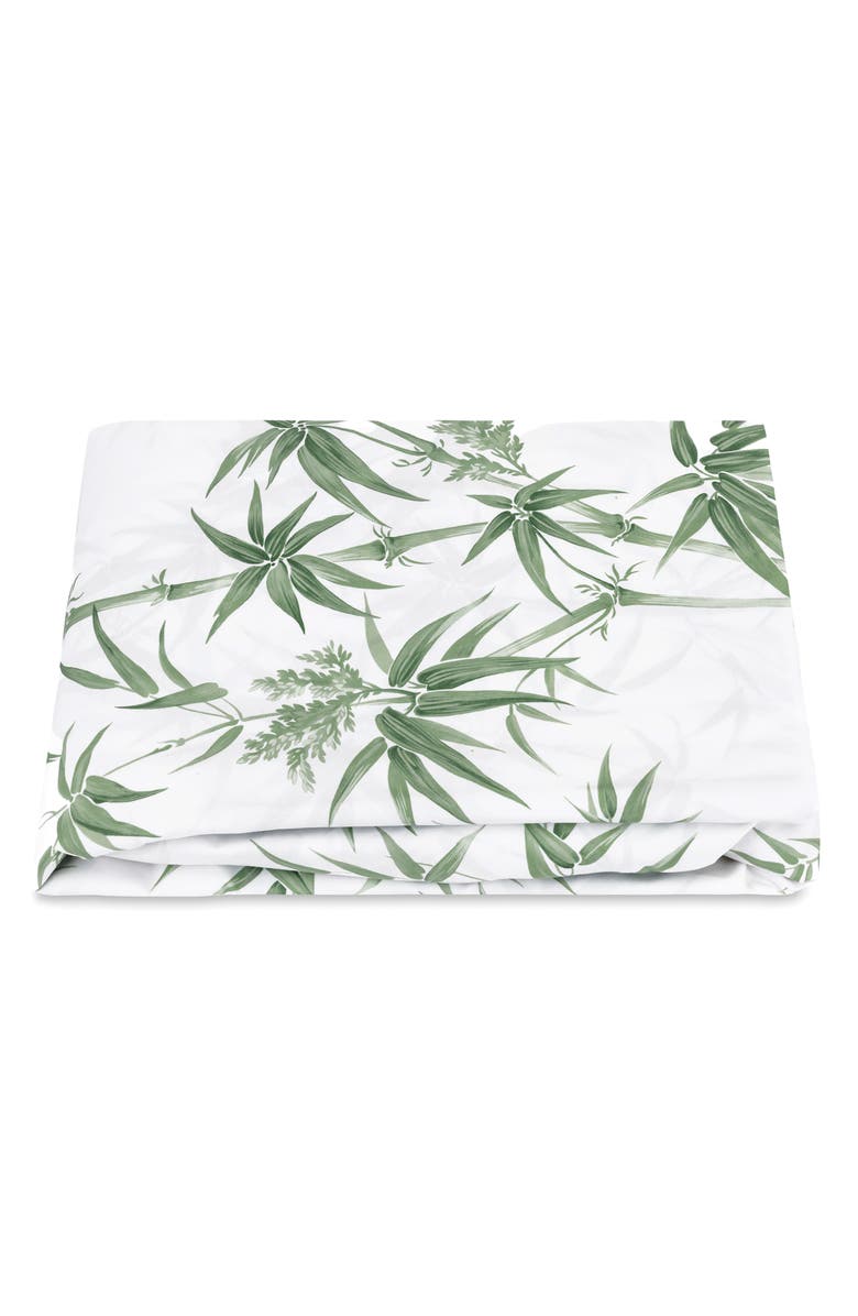 Matouk Dominique Fitted Sheet, Main, color, Palm