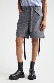 Sacai Nylon Twill Cargo Shorts