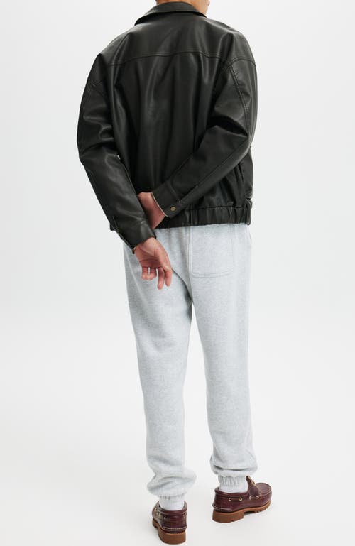 Shop Cotton On Baggy Cuffed Track Pant In Grey Marle