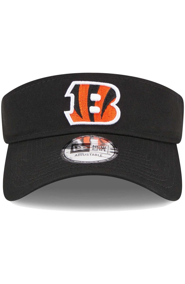New Era Men's New Era Black Cincinnati Bengals Main Adjustable Visor, Alternate, color, Black