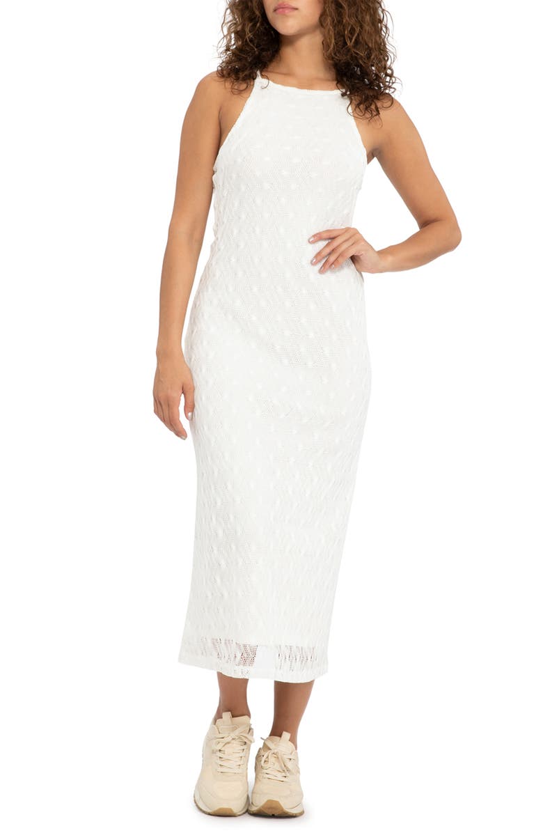 Sanctuary Into the Night Crochet Midi Dress, Alternate, color,