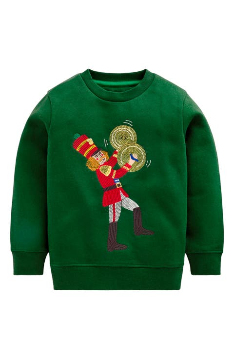 Kids' Festive Appliqué Sweatshirt