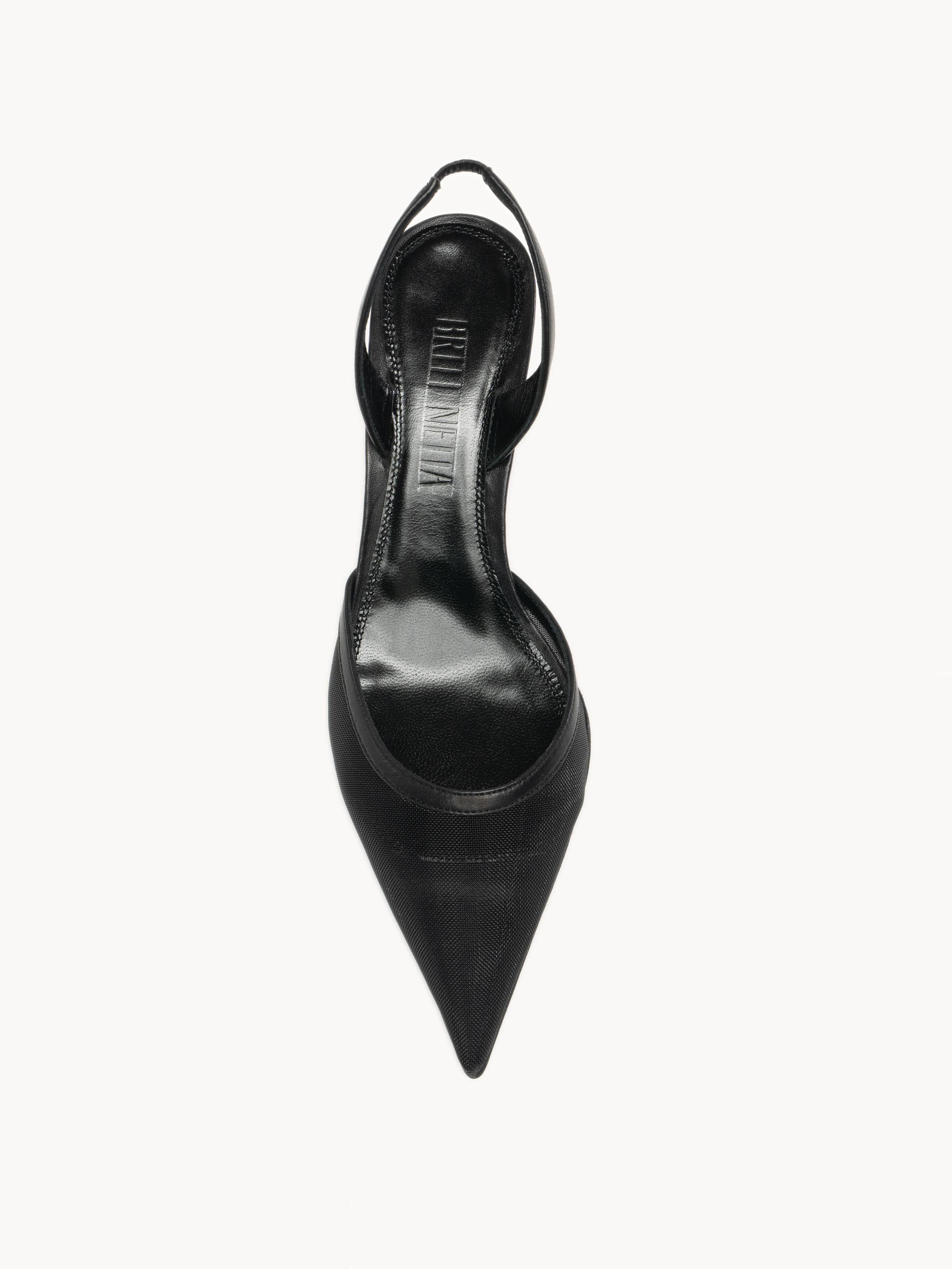 Britt Netta Esme Slingback 60, Alternate, color, Black Nappa