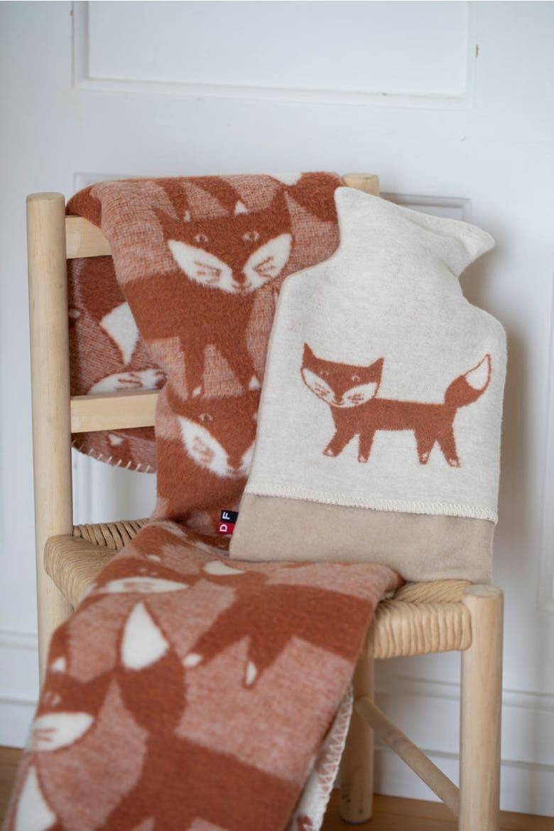 Mila Pack Of Foxes Baby Blanket, Alternate, color, Brown