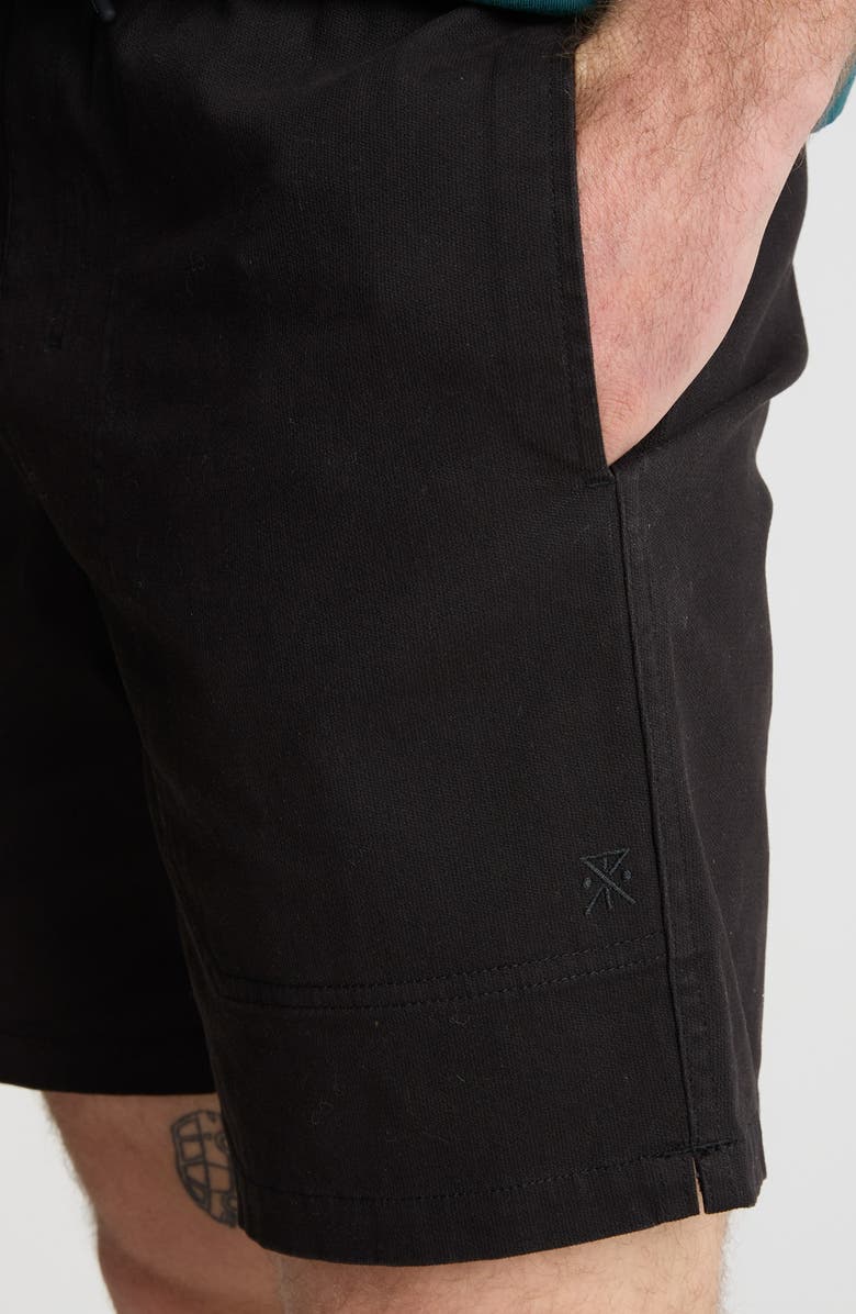 Roark Made to Fade Stretch Cotton Drawstring Shorts, Alternate, color, Wab