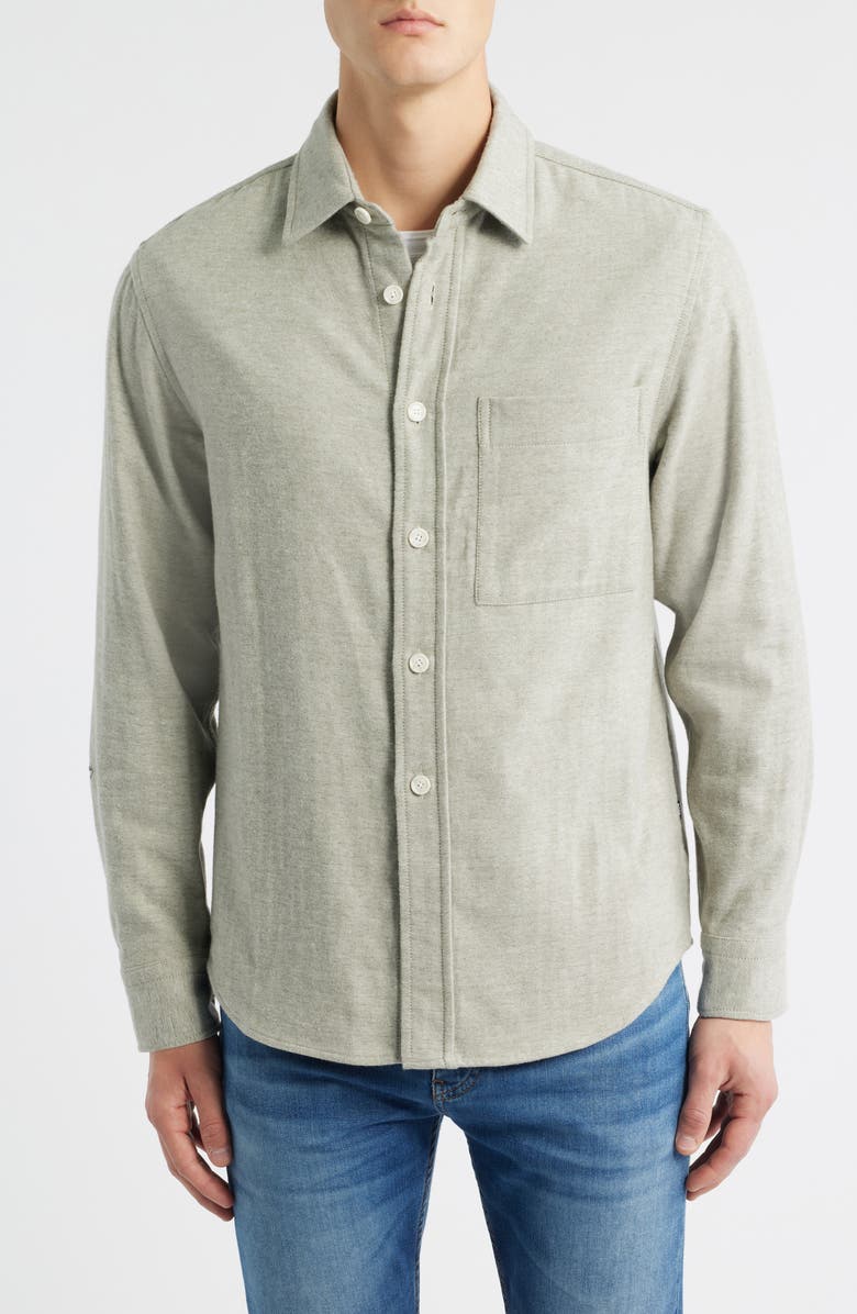 BOSS Owen Relaxed Fit Button-Up Shirt, Alternate, color, Green