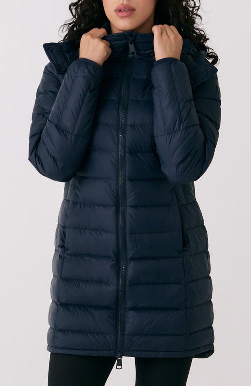 Lole Claudia Hooded Packable Down Jacket In Black