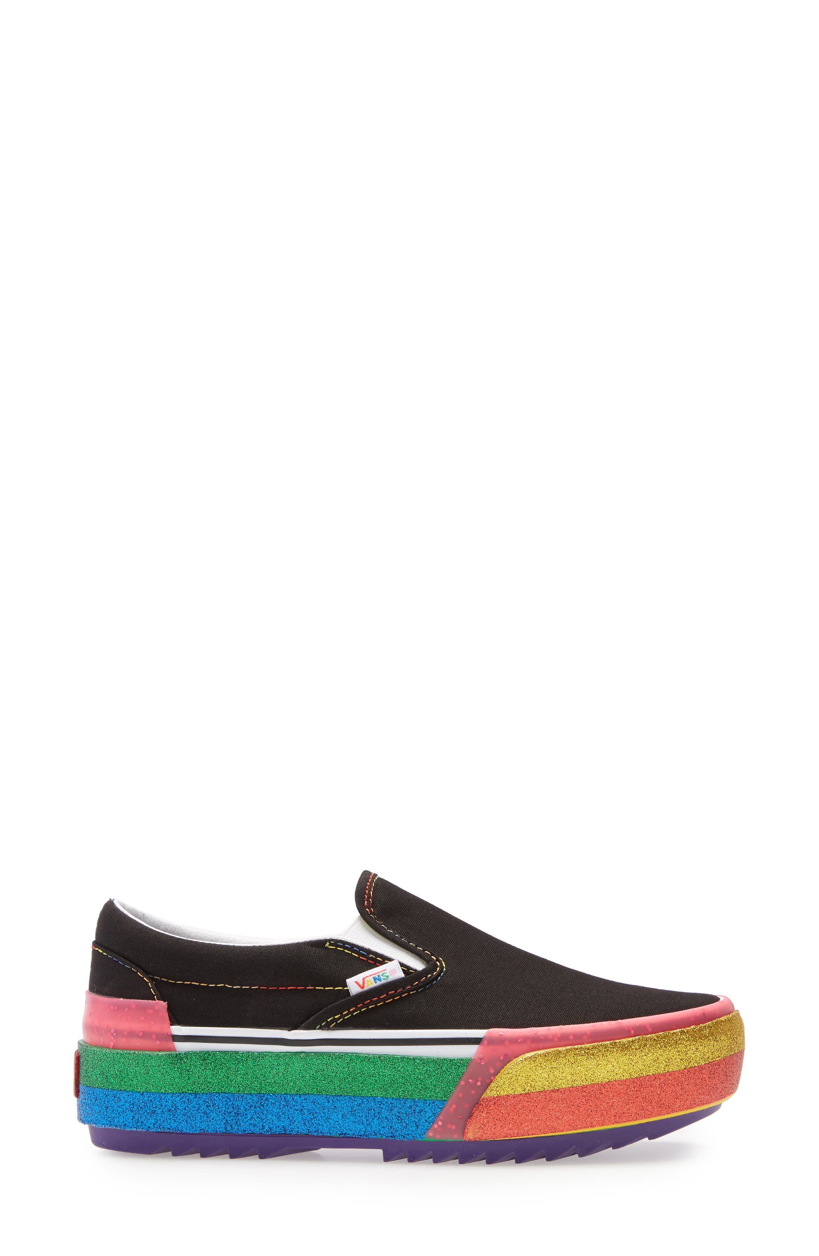 Vans Classic Slip-On Stacked Platform Sneaker, Alternate, color, 