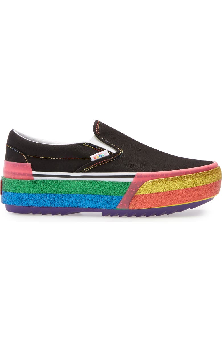 Vans Classic Slip-On Stacked Platform Sneaker, Alternate, color,