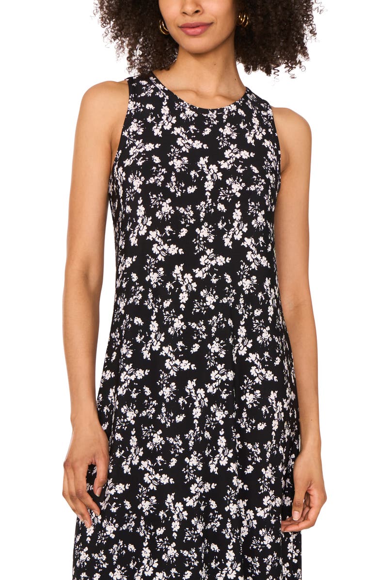 Vince Camuto Printed Sleeveless Jersey Maxi Dress, Alternate, color, 