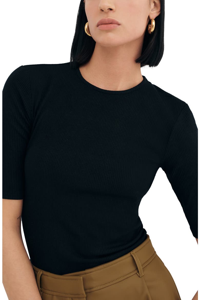 Seneca Knit Top, Alternate, color, BLACK