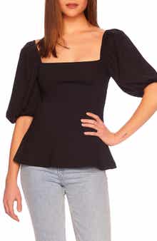 Susana Monaco Puff Sleeve Top