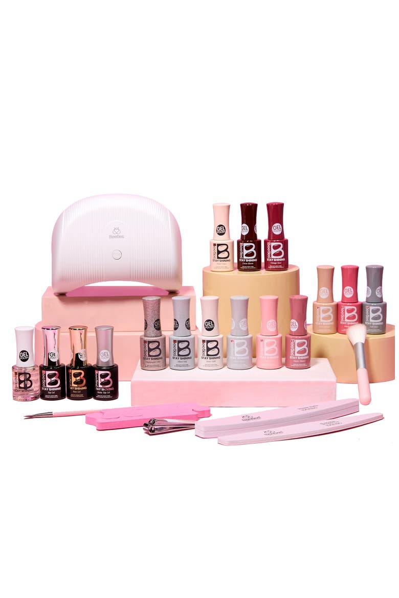12 Color Nail Manicure Studio Kit, Alternate, color, 2 classic all-tone shades