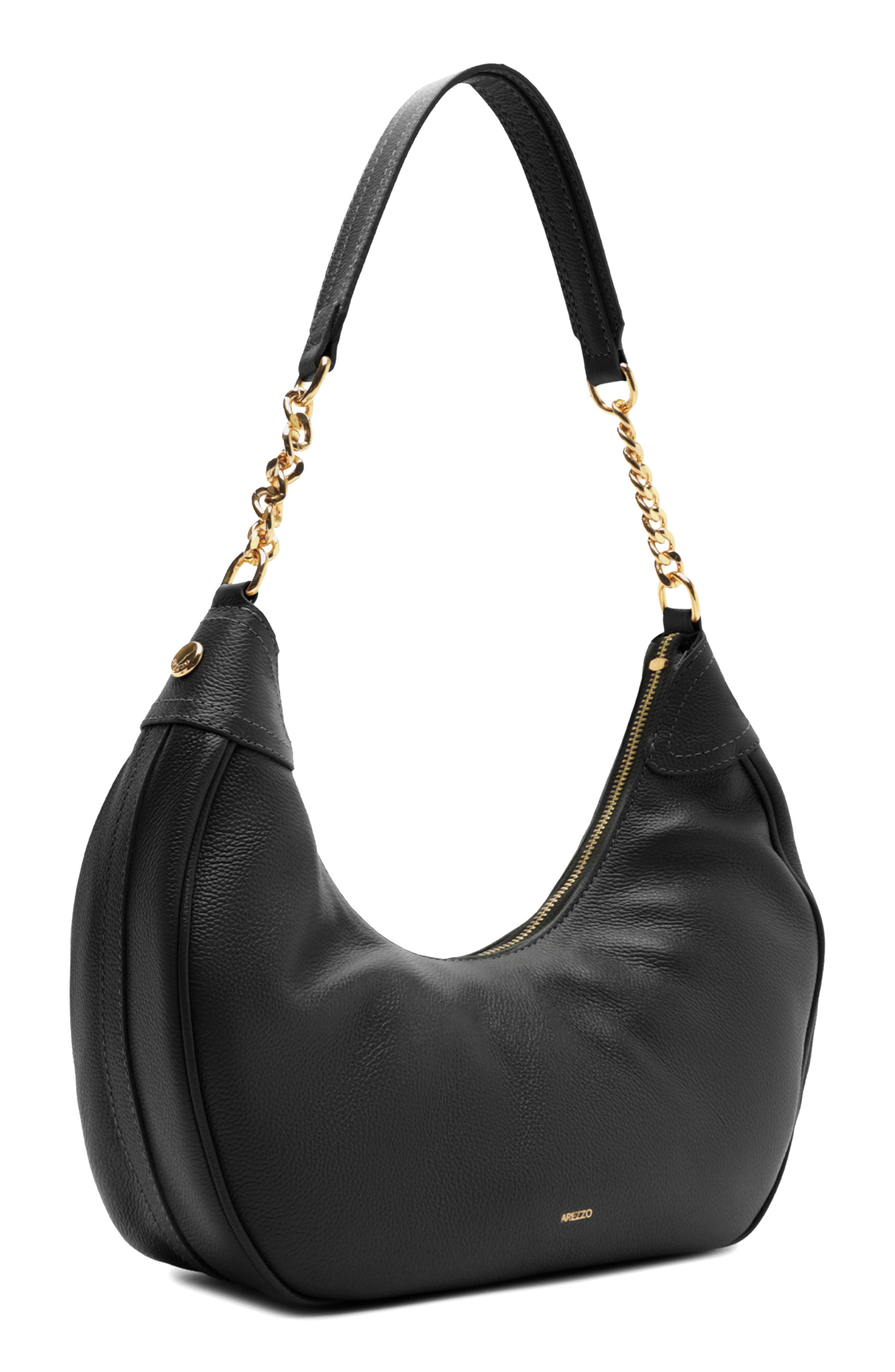 Arezzo Large Elena Leather Hobo, Alternate, color, 