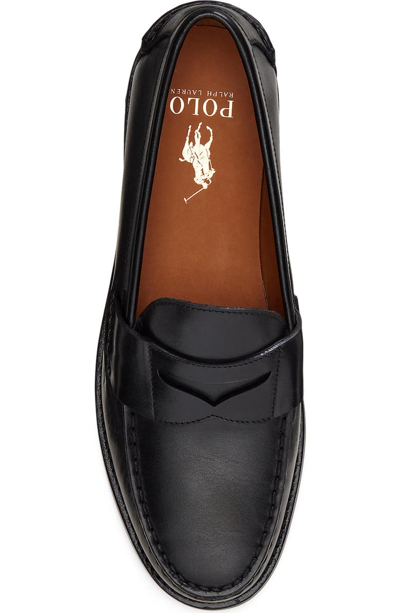 Ralph Lauren Alston Penny Loafer, Alternate, color, Black