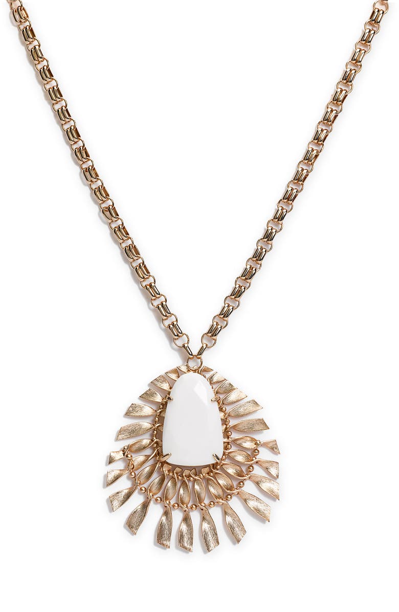 Kendra Scott Statement Pendant Necklace, Main, color, 