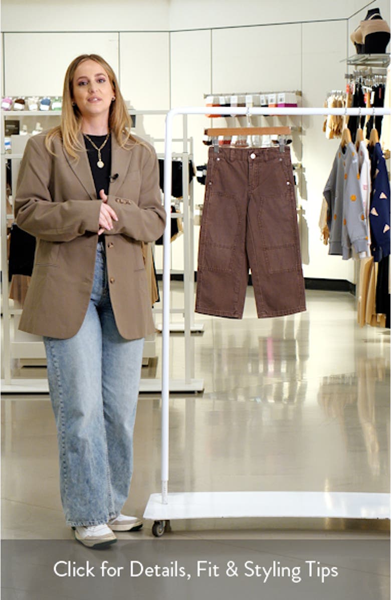 Kids' Matteo Cotton Cargo Pants, sales video thumbnail