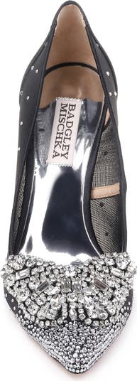 Badgley Mischka Collection Quintana Crystal Embellished Pointed