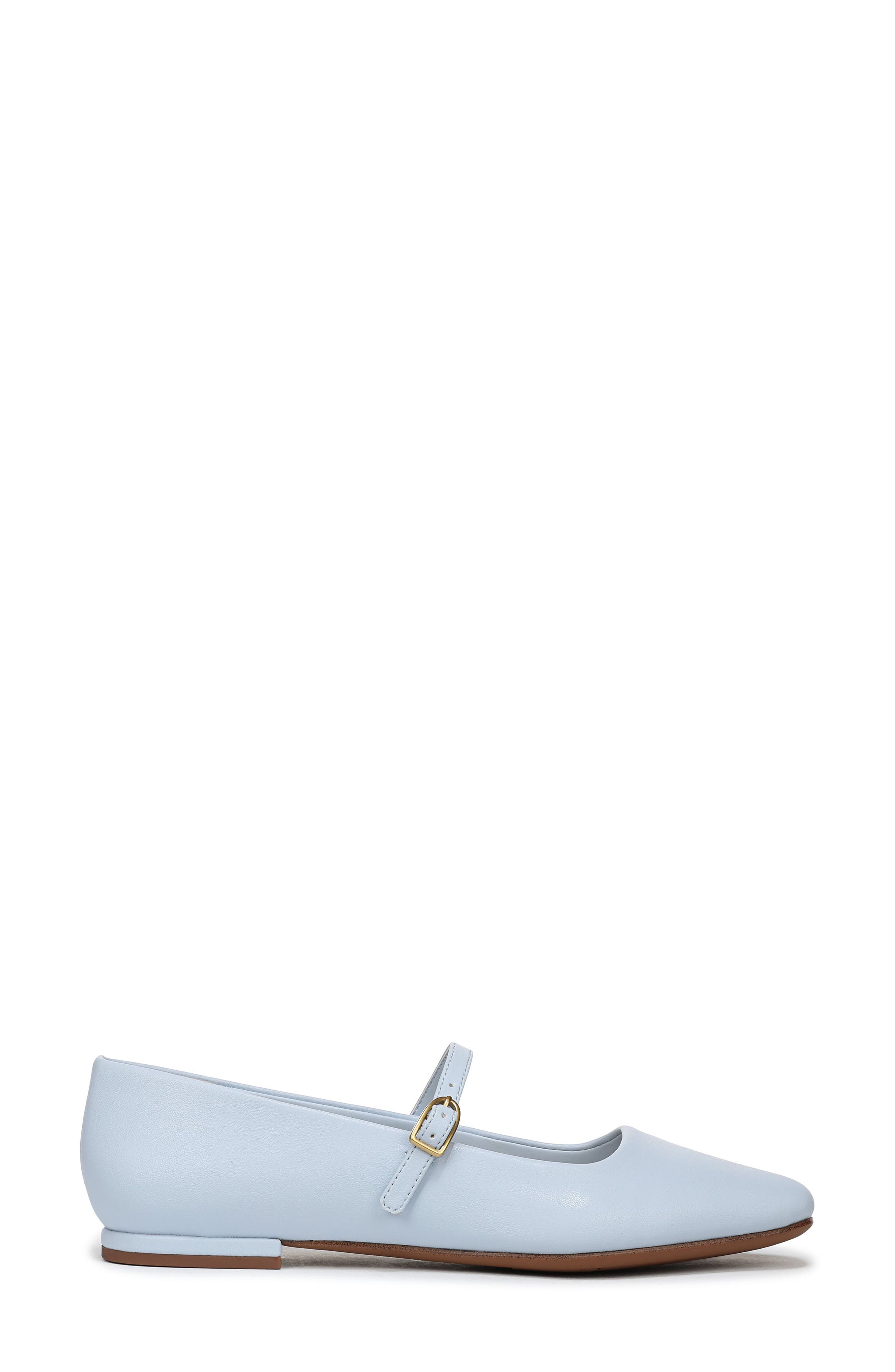 Valie Mary Jane Flat, Alternate, color, BLUE