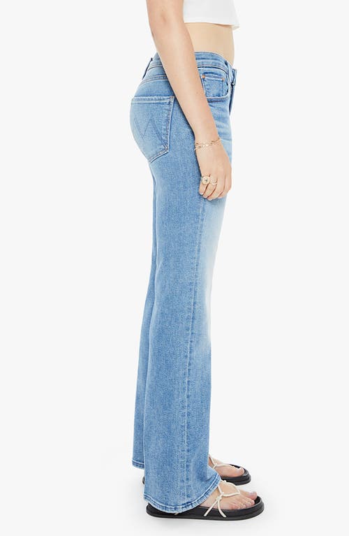 Mother The Bookie Sneak Bootcut Jeans In Blue