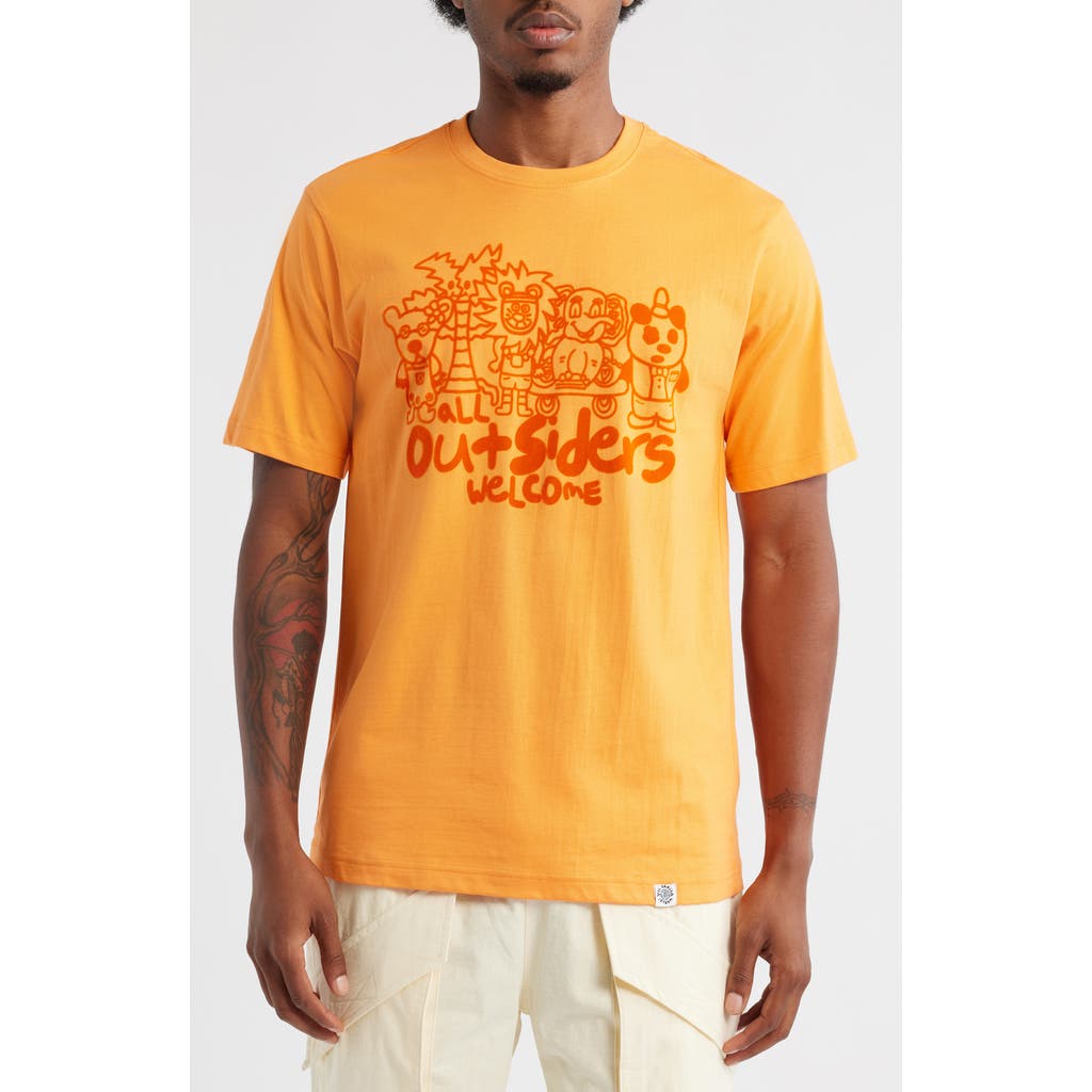 VIC GARCIA WORLD Outsiders Welcome Graphic T-Shirt in Citrus  product