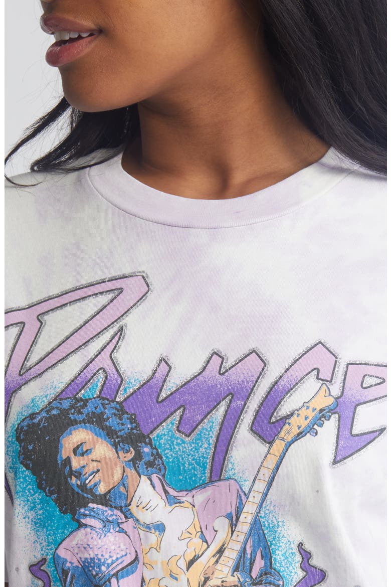 Prince Live Cotton Graphic T-Shirt, Alternate, color, LILAC SPIRAL