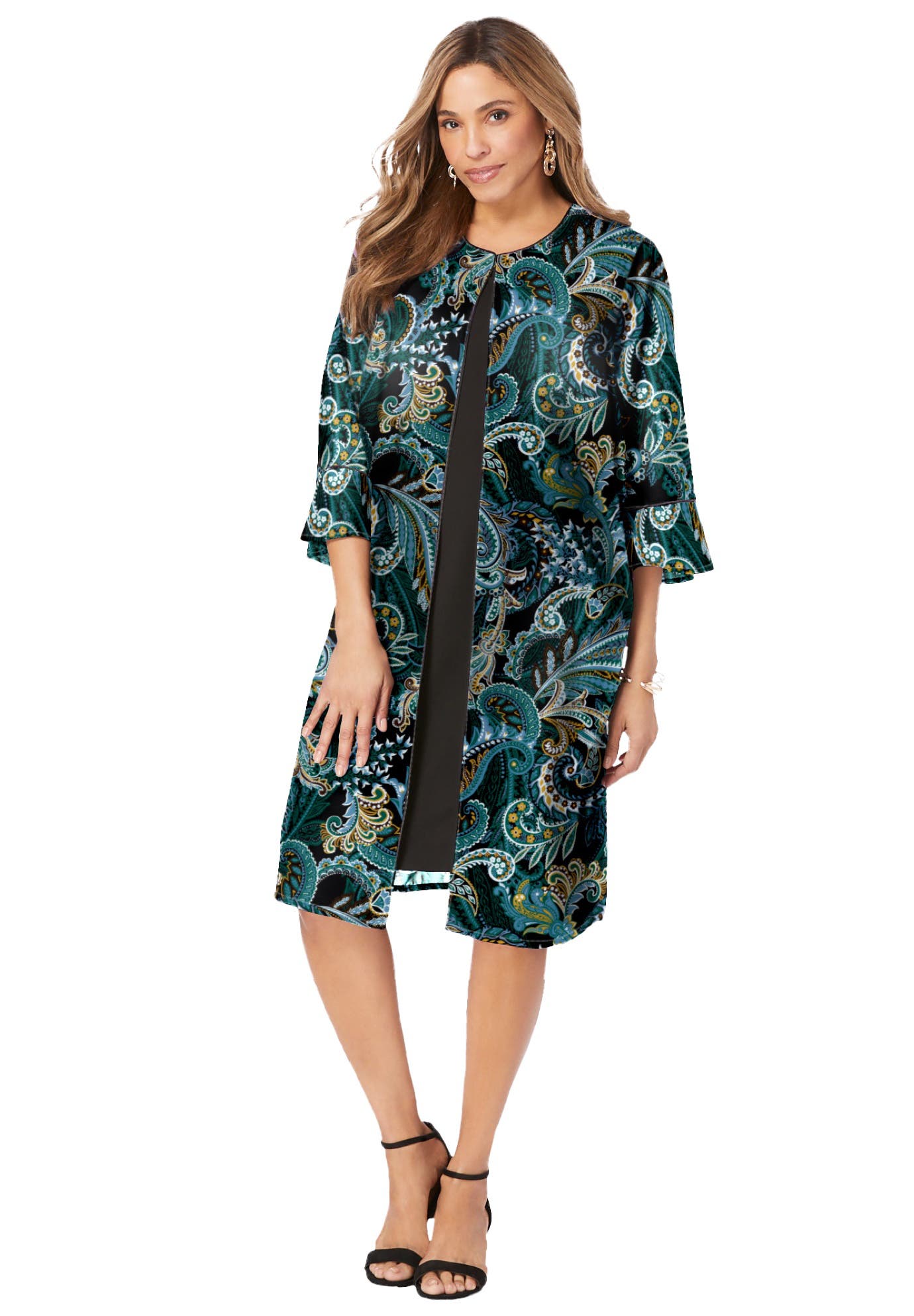 selected FROST TEAL PAISLEY