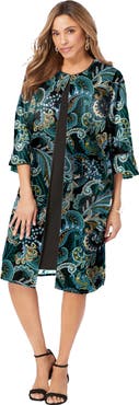 Jessica London 2 Piece Duster Jacket Dress