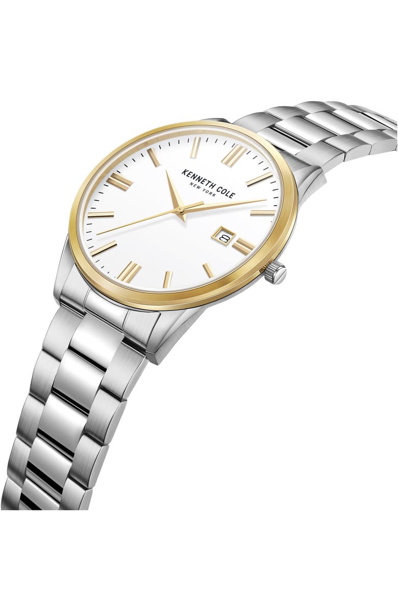 Kenneth Cole New York Classic Bracelet Watch, 42mm, Alternate, color, Silver