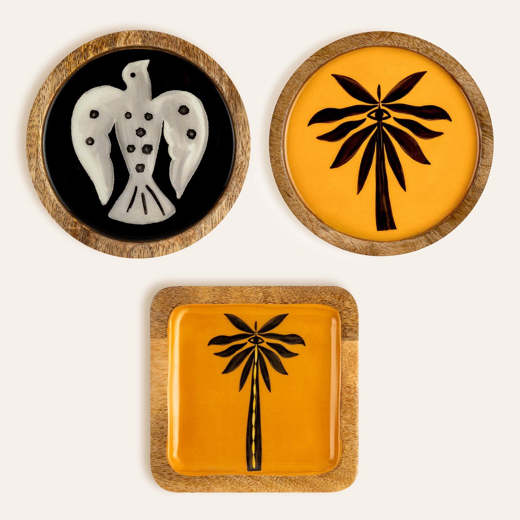 selected Black-Yellow-Beige