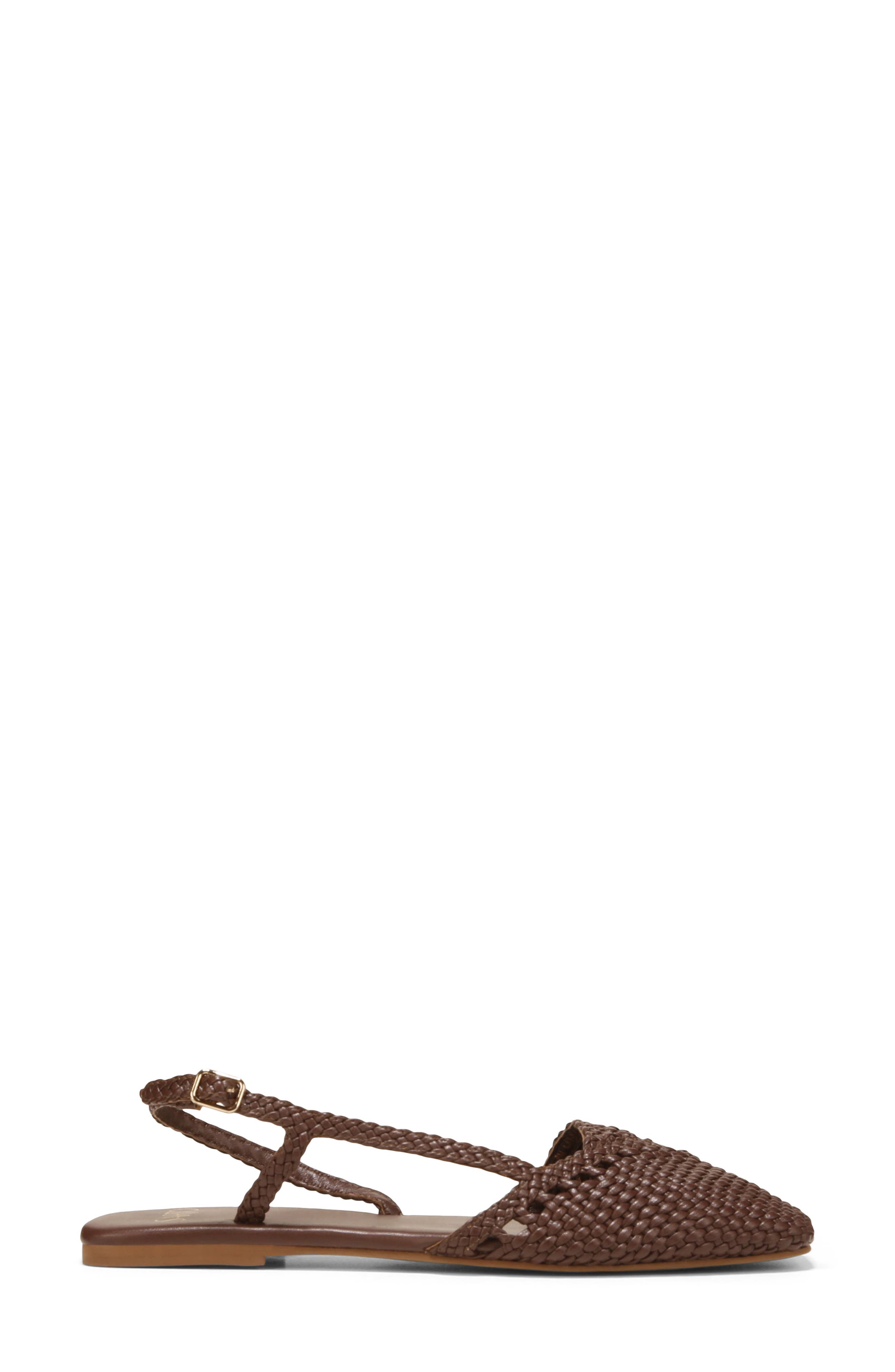 Ilona Slingback Flat, Alternate, color, COFFEE BEAN