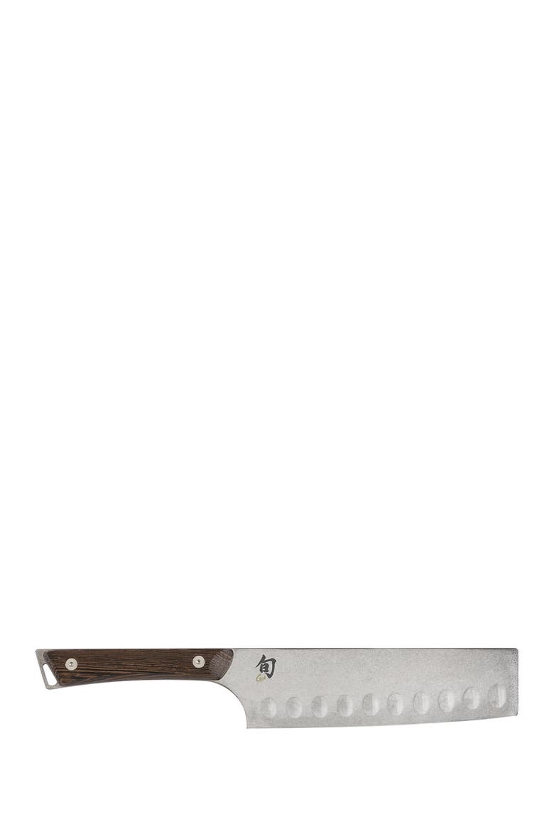 Kanso Hollow-Ground 6.5" Nakiri Knife, Main, color, METALLIC
