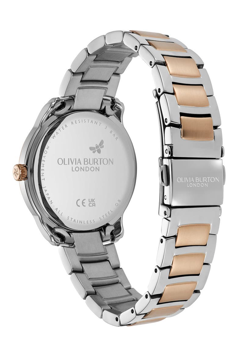 Color Wave Bracelet Watch, 36mm, Alternate, color, SILVER  PINK