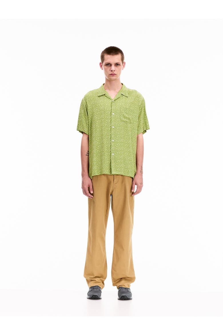 Short Sleeve Deer Shirt, Alternate, color, Green