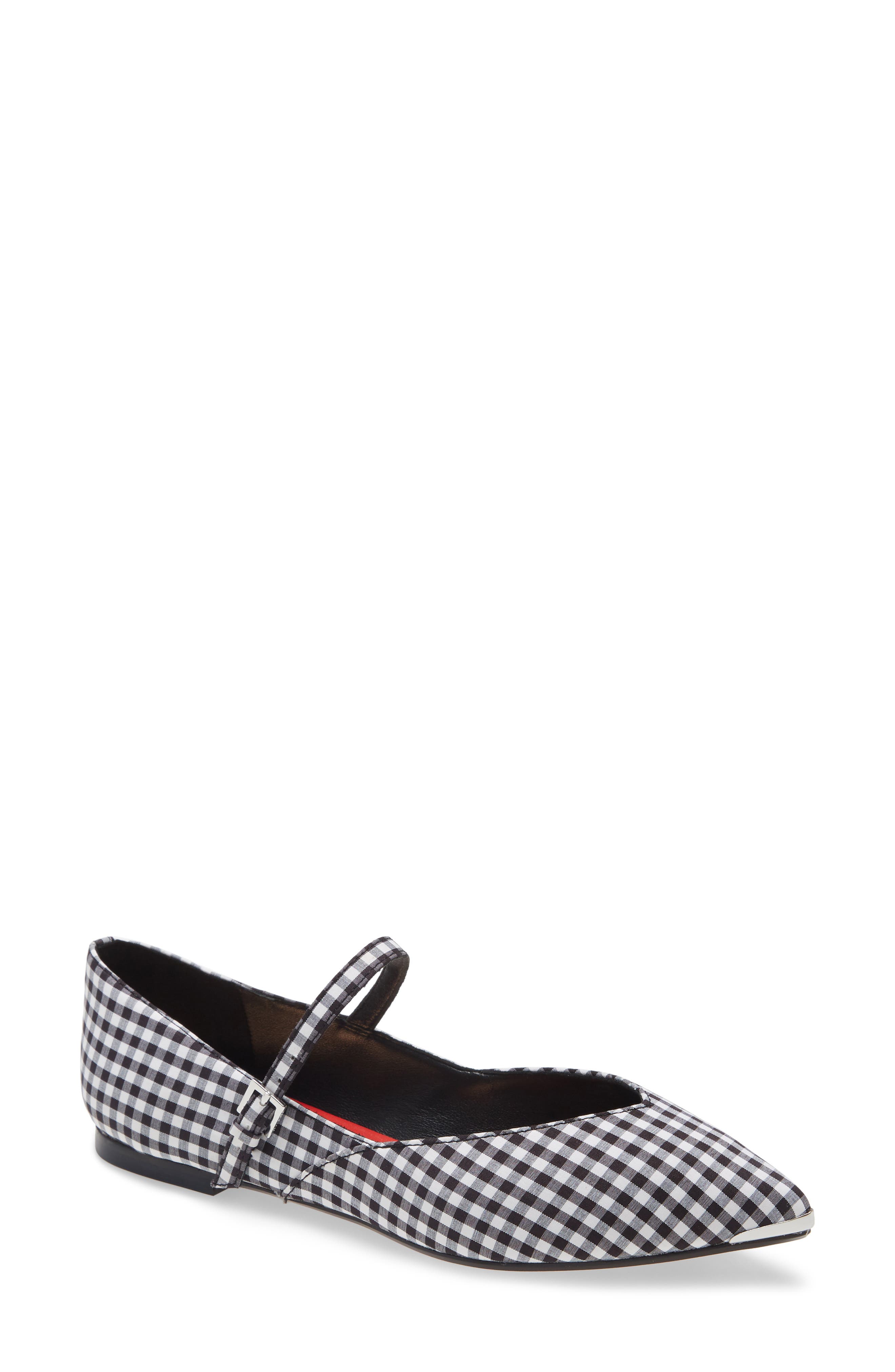 Ted Baker London Hujig Gingham Mary Jane Flat, Main, color, 